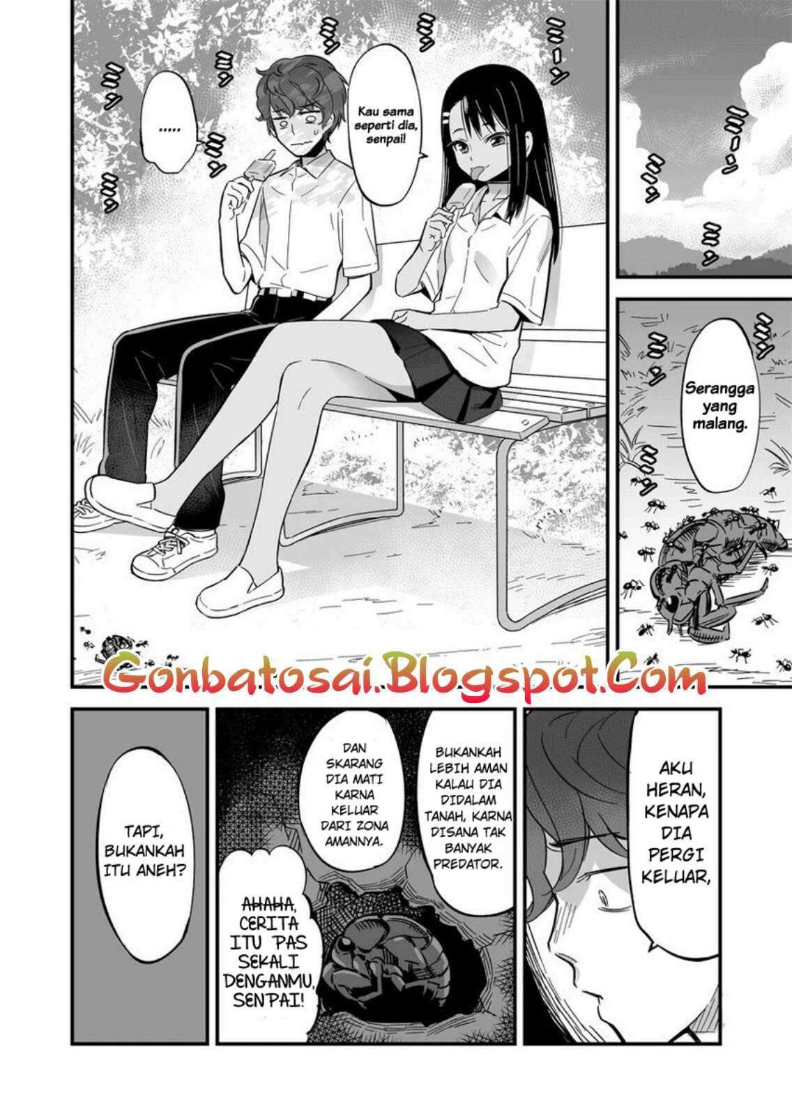 Ijiranaide, Nagatoro-san Chapter 08.3 Bahasa Indonesia