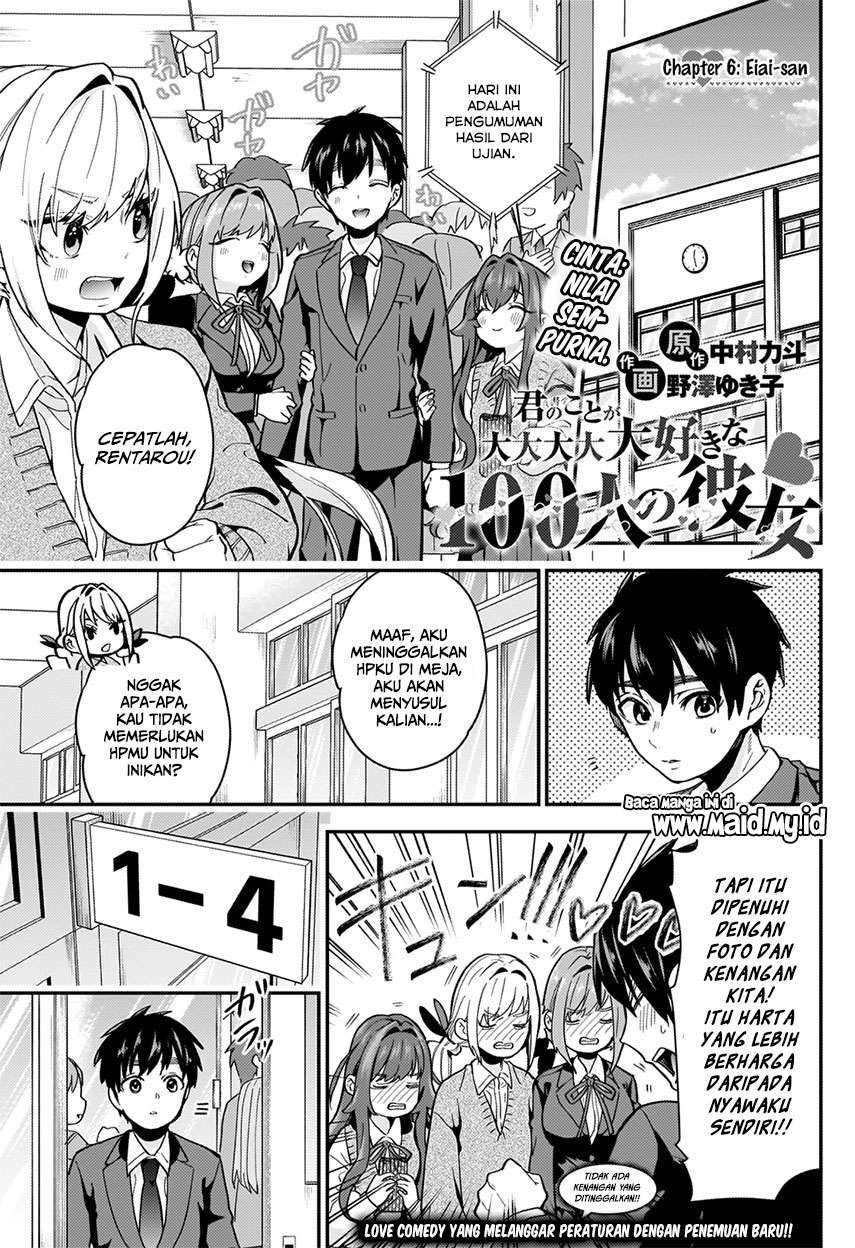 Kimi no Koto ga Dai Dai Dai Dai Daisuki na 100-nin no Kanojo Chapter 6 Bahasa Indonesia