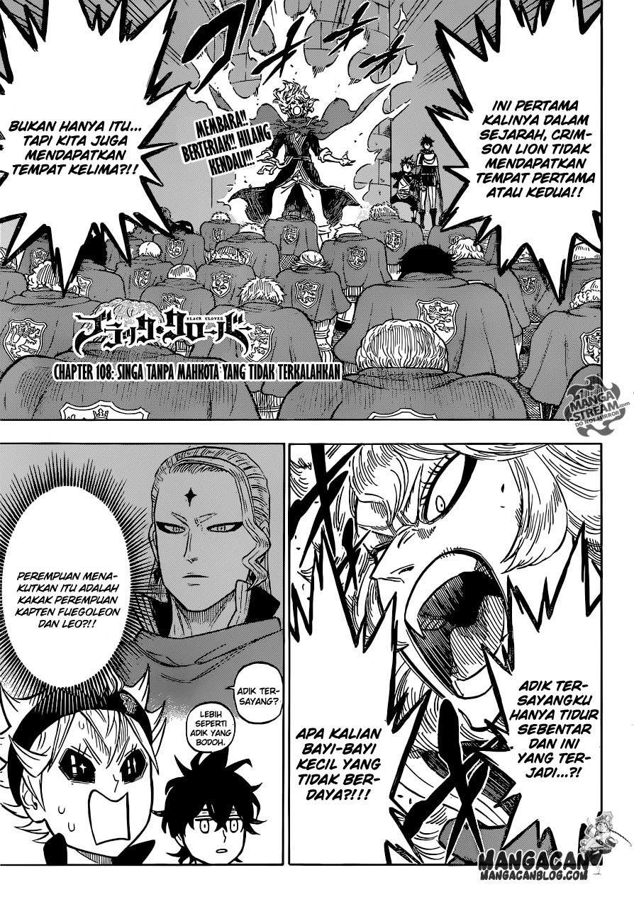 Black Clover Chapter 108 Bahasa Indonesia