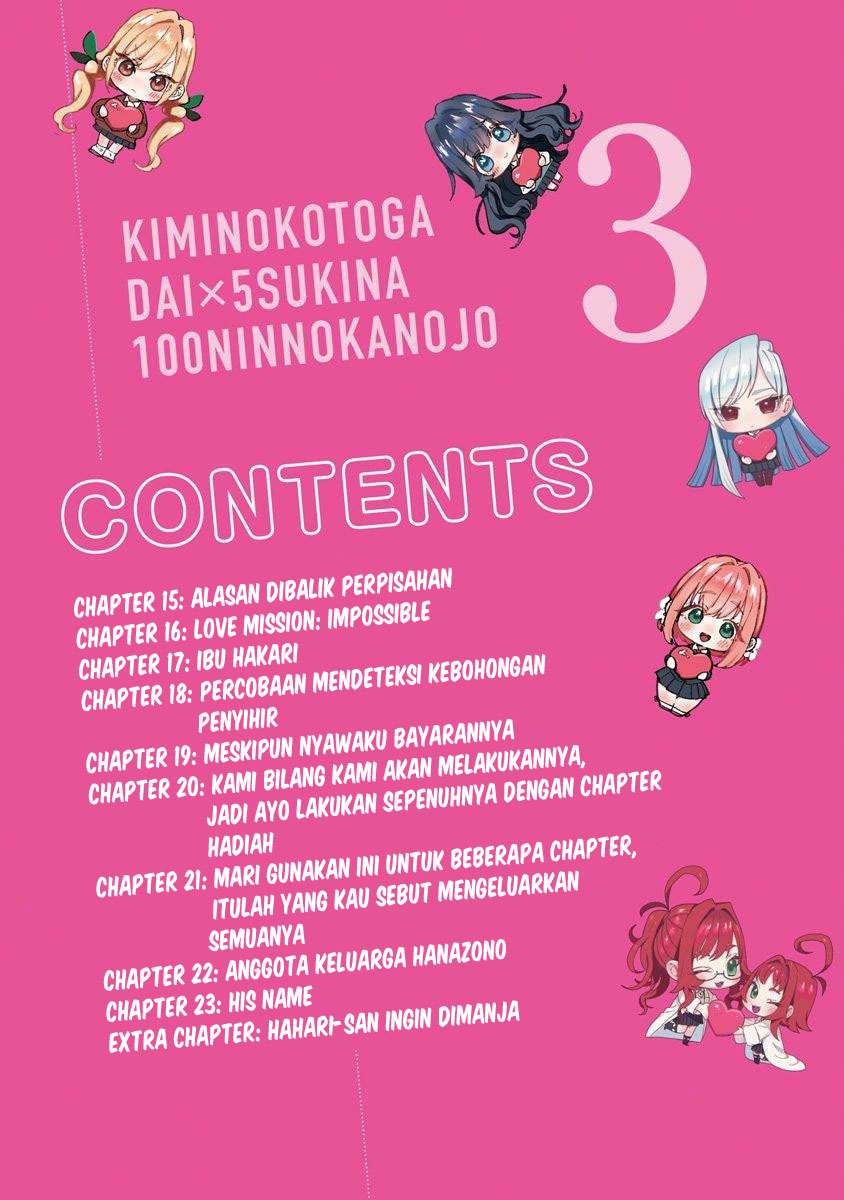 Kimi no Koto ga Dai Dai Dai Dai Daisuki na 100-nin no Kanojo Chapter 53.3 Bahasa Indonesia