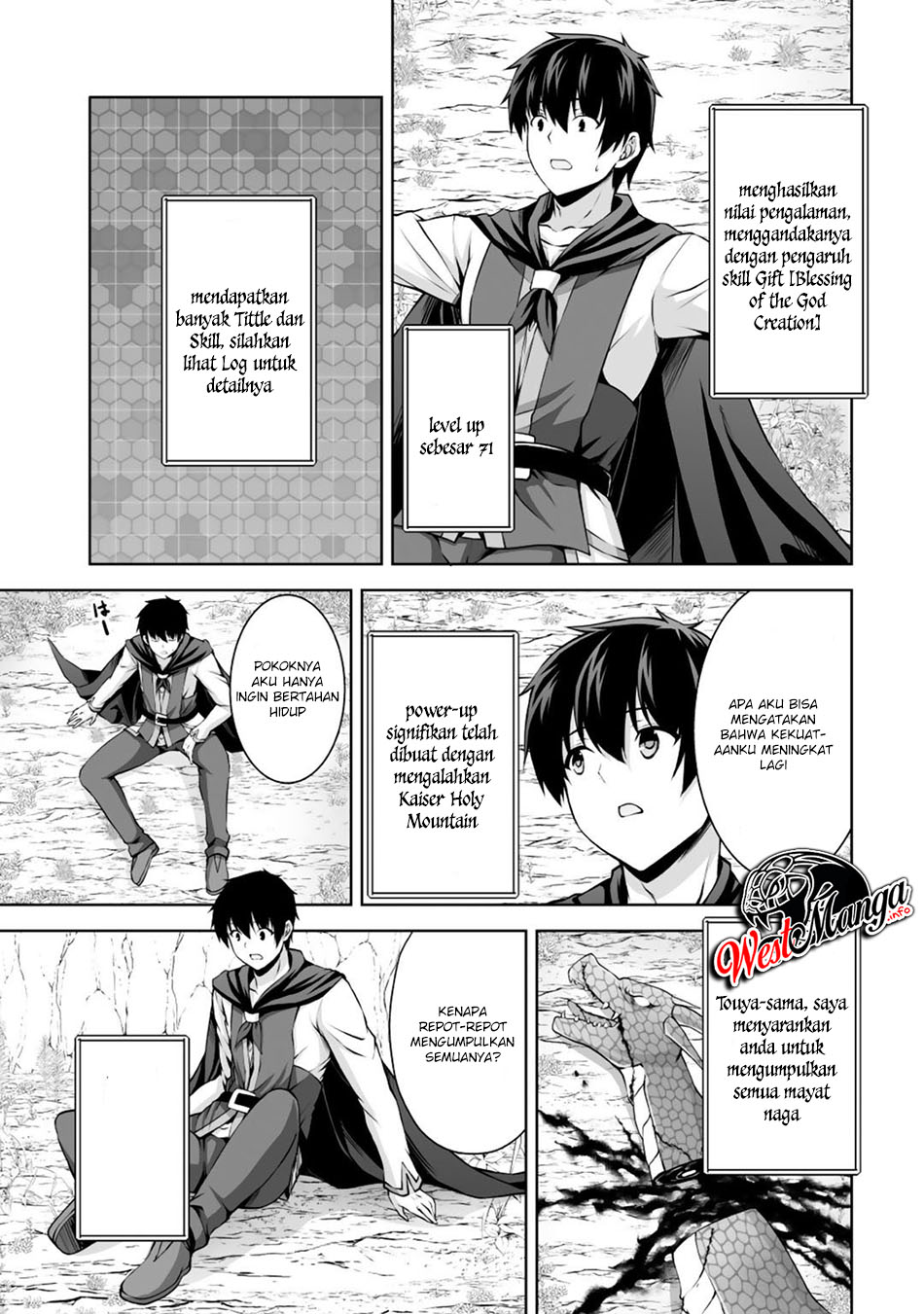 Kami no Techigai de Shindara Zumi de Isekai ni Hourikomare Mashita Chapter 03 Bahasa Indonesia