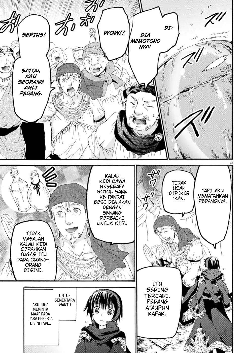 Death March kara Hajimaru Isekai Kyousoukyoku Chapter 55 Bahasa Indonesia