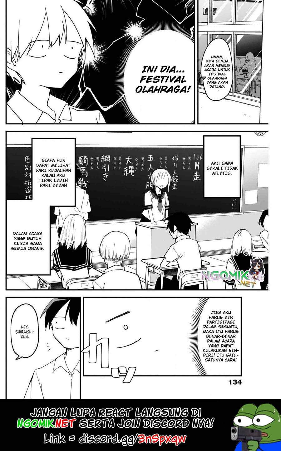 Kubo-san wa Boku (Mobu) wo Yurusanai Chapter 54 Bahasa Indonesia