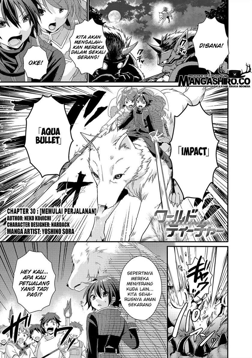 World Teacher – Isekaishiki Kyouiku Agent Chapter 30 Bahasa Indonesia