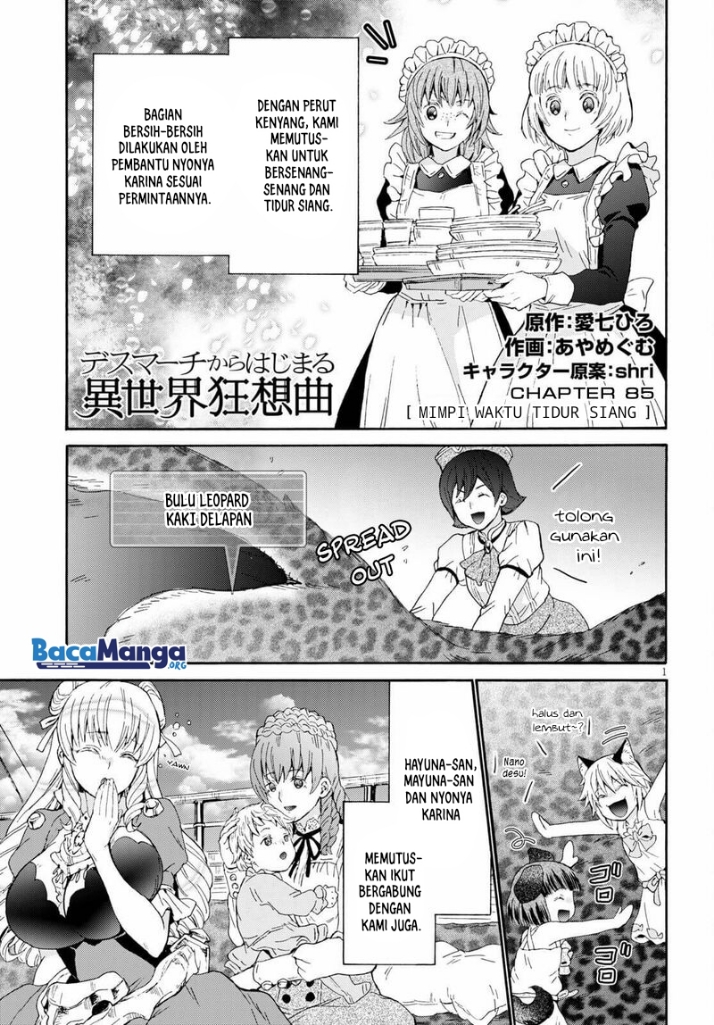 Death March kara Hajimaru Isekai Kyousoukyoku Chapter 85 Bahasa Indonesia