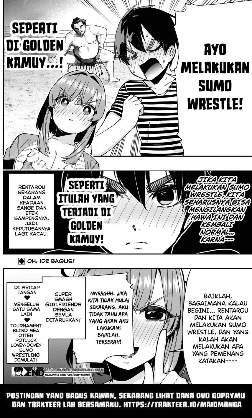 Kimi no Koto ga Dai Dai Dai Dai Daisuki na 100-nin no Kanojo Chapter 66 Bahasa Indonesia