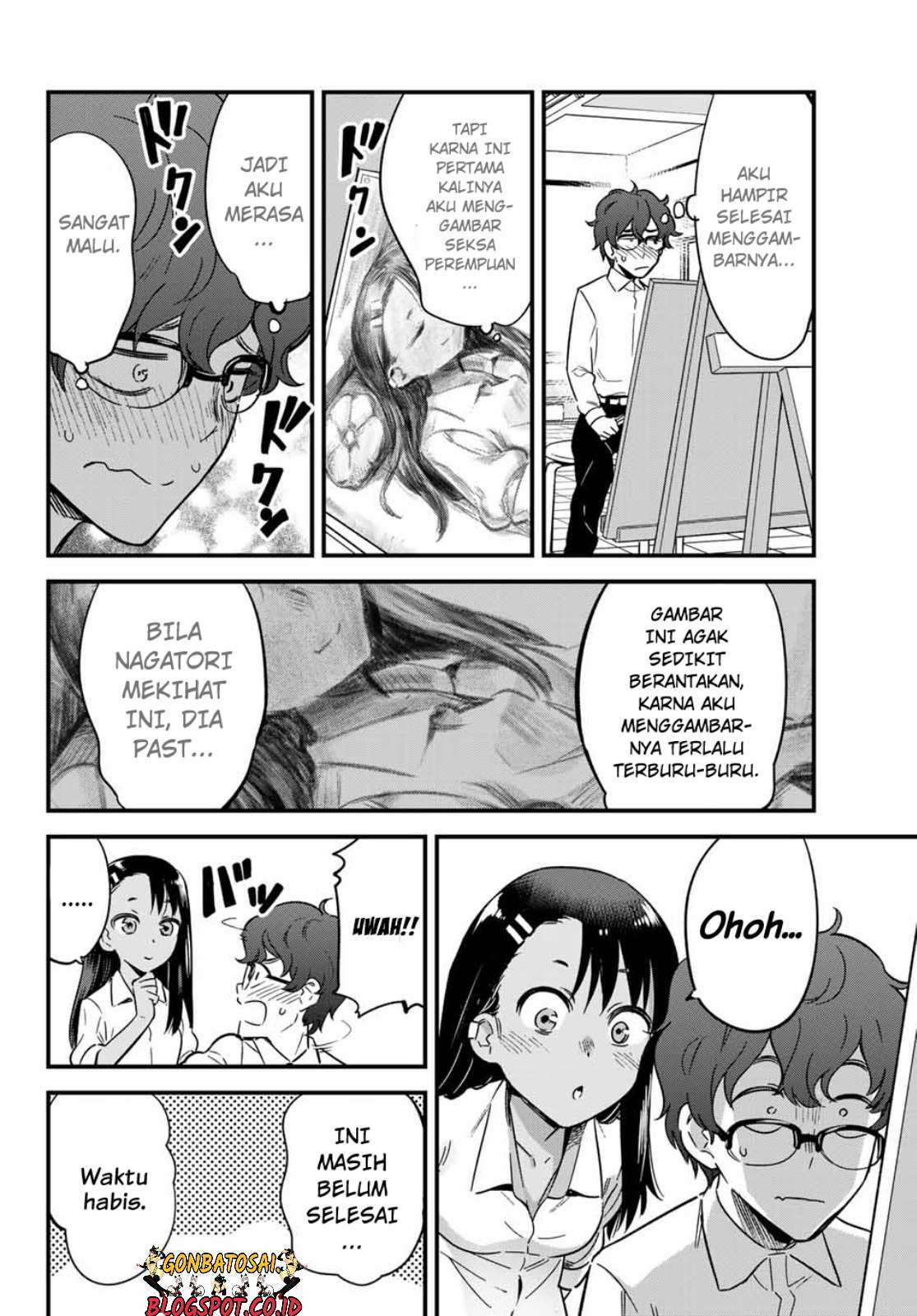 Ijiranaide, Nagatoro-san Chapter 08.1 Bahasa Indonesia