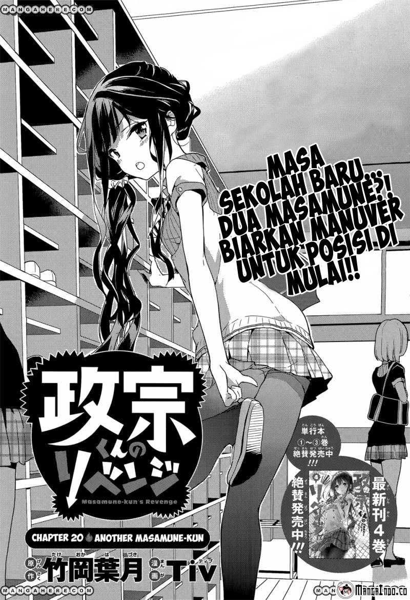 Masamune-kun no Revenge Chapter 20 Bahasa Indonesia