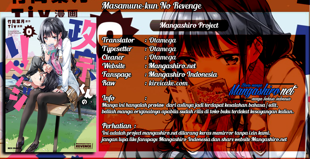 Masamune-kun no Revenge Chapter 49.5 (ekstra) Bahasa Indonesia