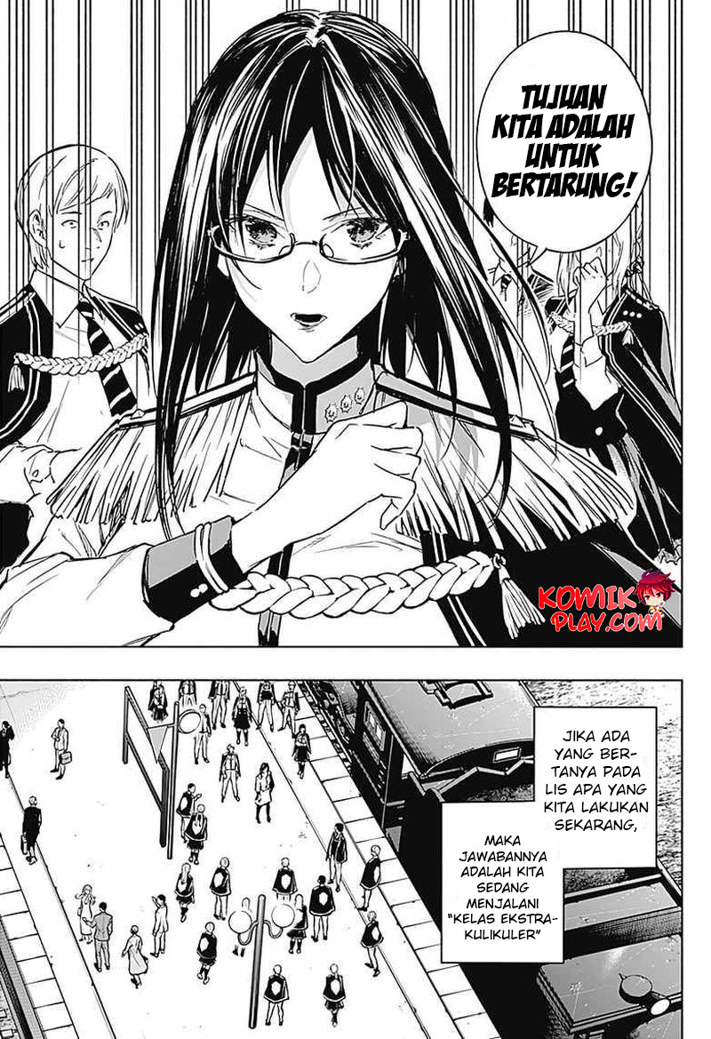 Ouritsu Mahou Gakuen no Saikasei: Slum Agari no Saikyou Mahoushi, Kizoku darake no Gakuen de Musou suru Chapter 35 Bahasa Indonesia