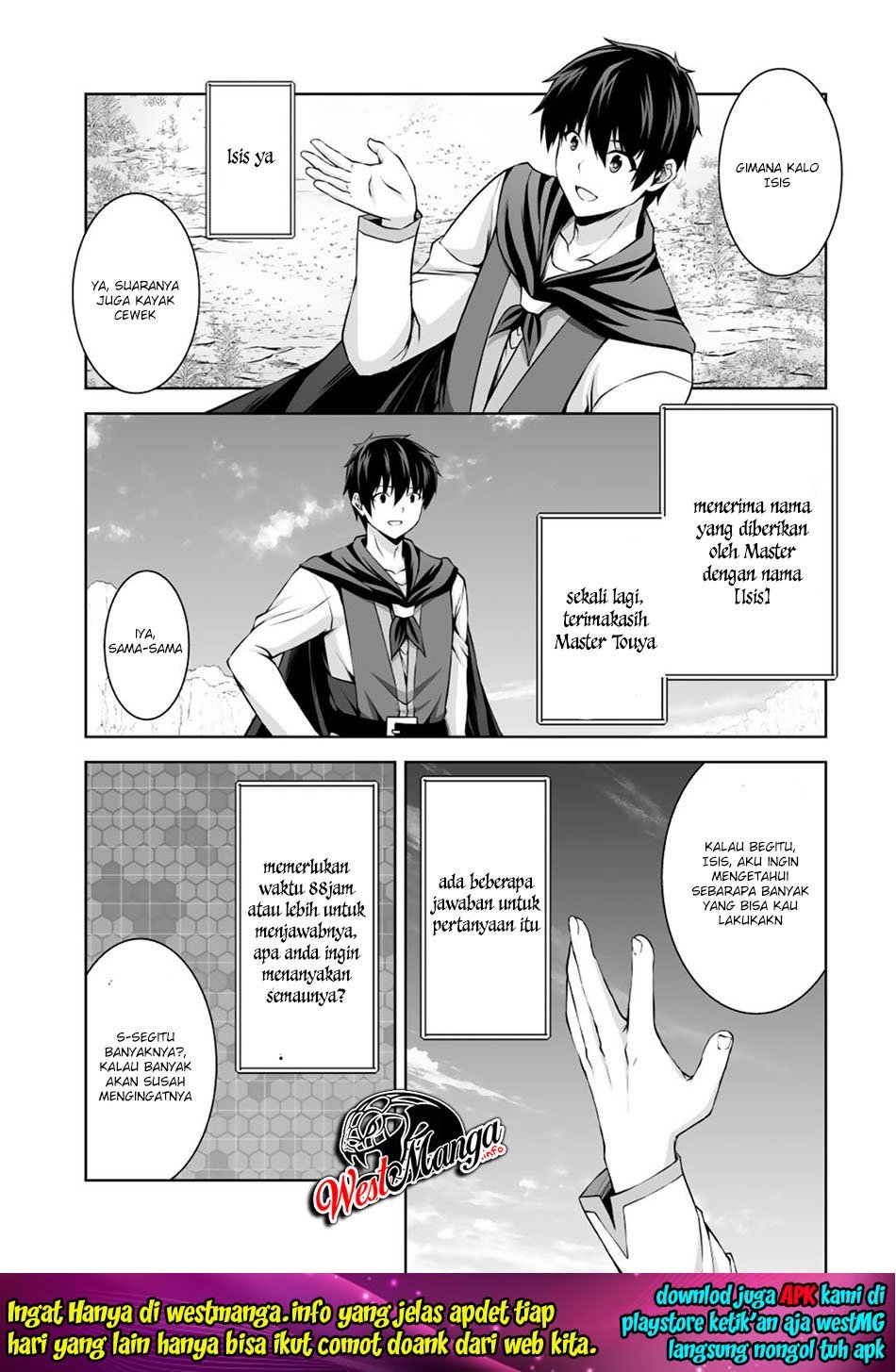 Kami no Techigai de Shindara Zumi de Isekai ni Hourikomare Mashita Chapter 03 Bahasa Indonesia