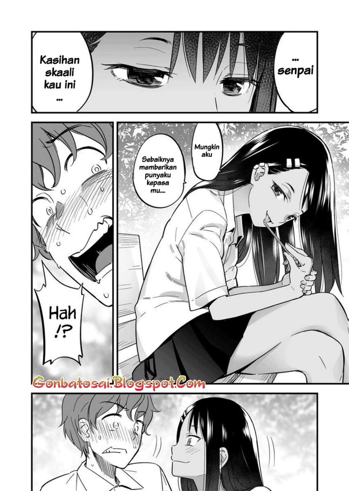 Ijiranaide, Nagatoro-san Chapter 08.3 Bahasa Indonesia