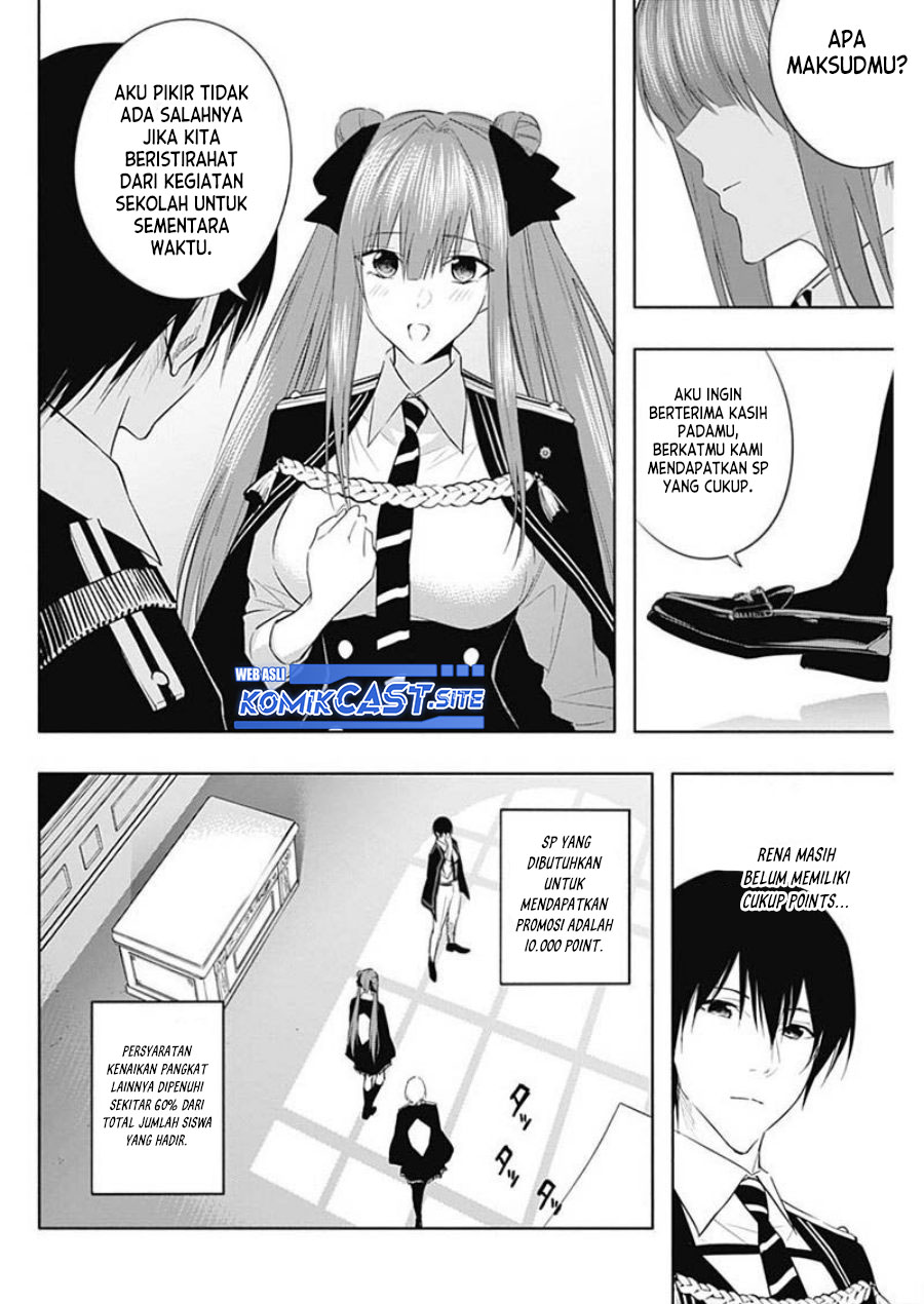 Ouritsu Mahou Gakuen no Saikasei: Slum Agari no Saikyou Mahoushi, Kizoku darake no Gakuen de Musou suru Chapter 58 Bahasa Indonesia