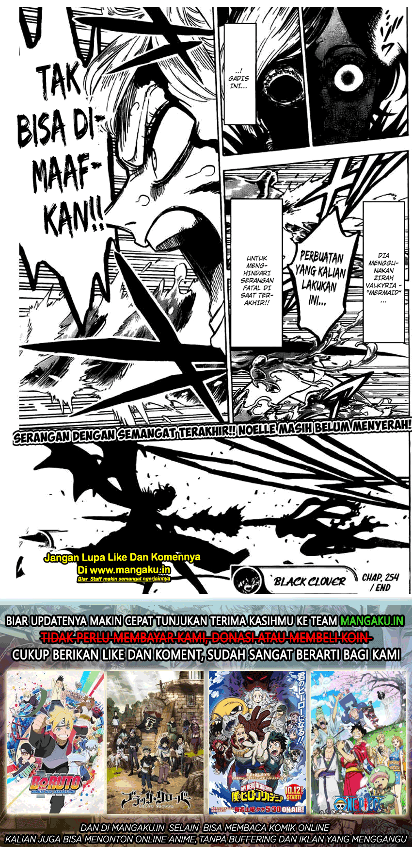 Black Clover Chapter 254 Bahasa Indonesia