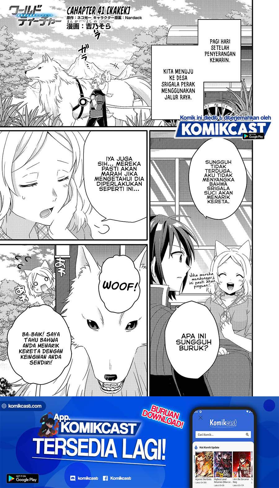 World Teacher – Isekaishiki Kyouiku Agent Chapter 41 Bahasa Indonesia