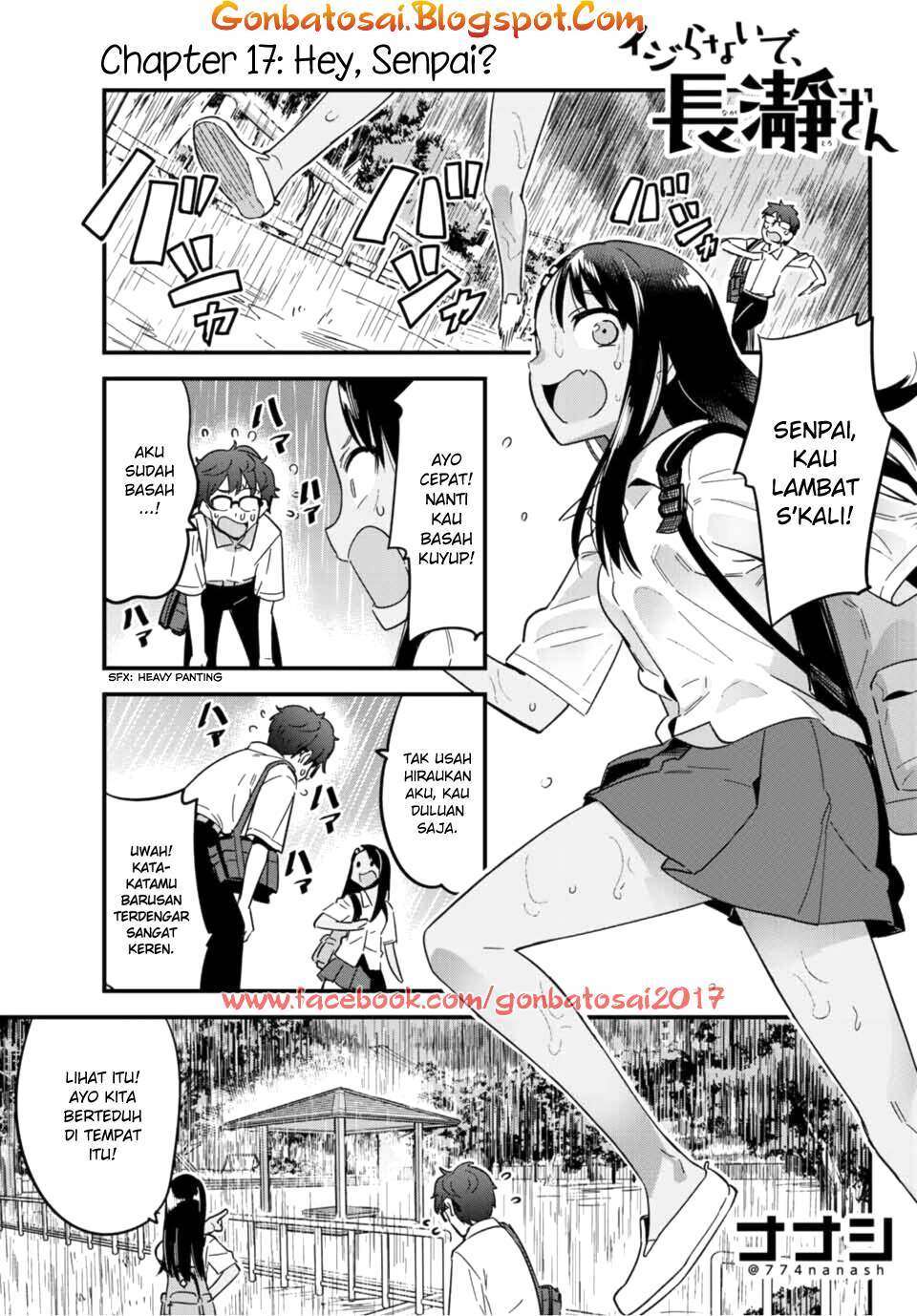 Ijiranaide, Nagatoro-san Chapter 17 Bahasa Indonesia