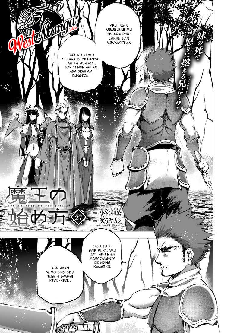 Maou no Hajimekata Chapter 27 Bahasa Indonesia