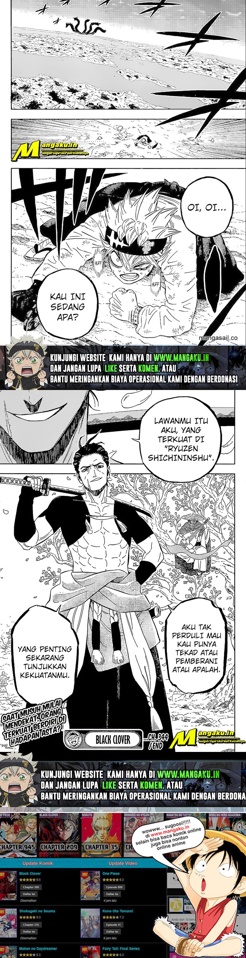 Black Clover Chapter 344 Bahasa Indonesia