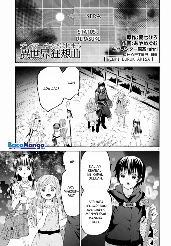 Death March kara Hajimaru Isekai Kyousoukyoku Chapter 86 Bahasa Indonesia