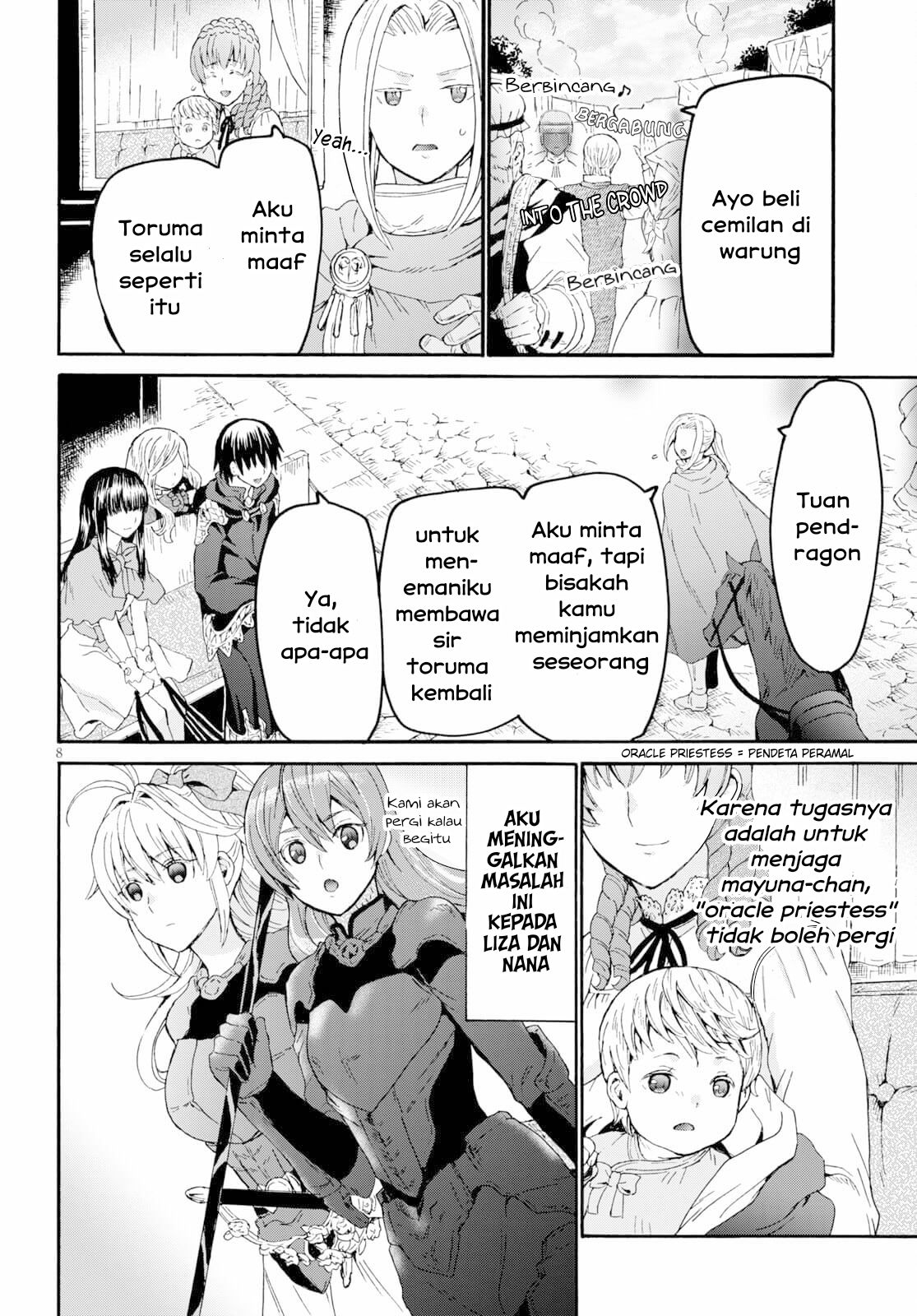 Death March kara Hajimaru Isekai Kyousoukyoku Chapter 80 Bahasa Indonesia