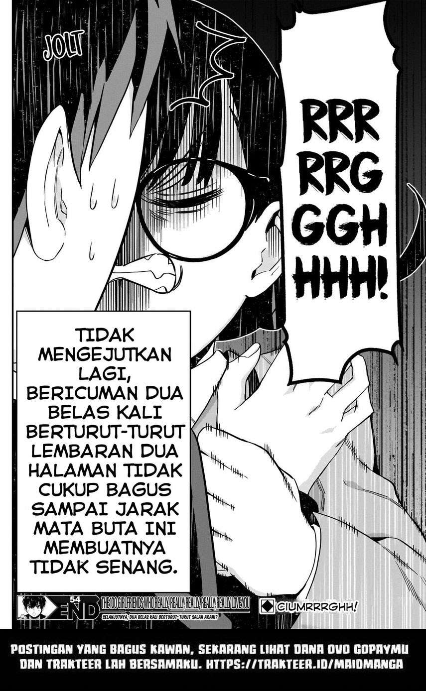 Kimi no Koto ga Dai Dai Dai Dai Daisuki na 100-nin no Kanojo Chapter 54 Bahasa Indonesia