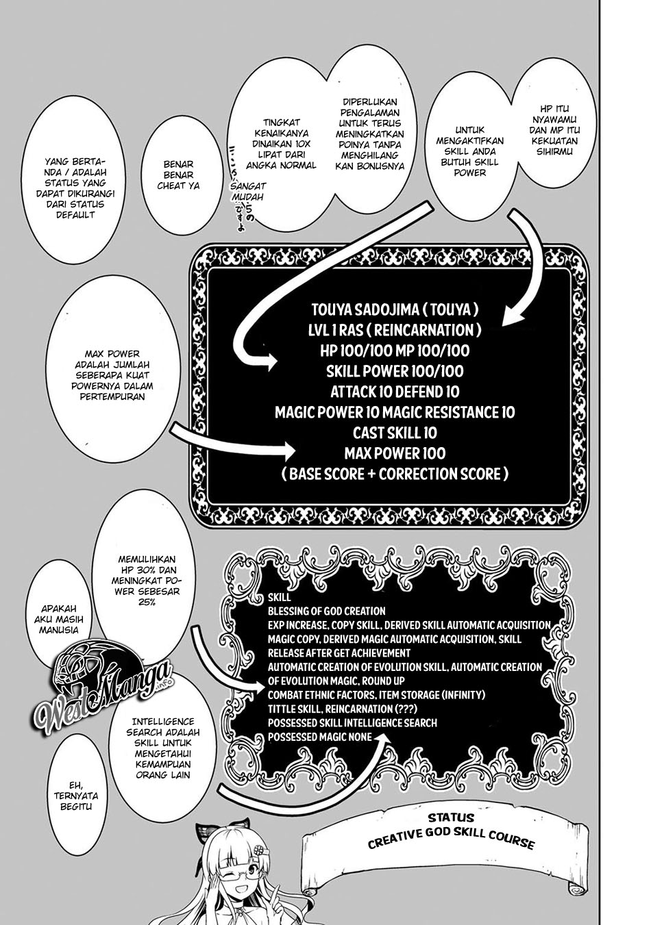 Kami no Techigai de Shindara Zumi de Isekai ni Hourikomare Mashita Chapter 01 Bahasa Indonesia