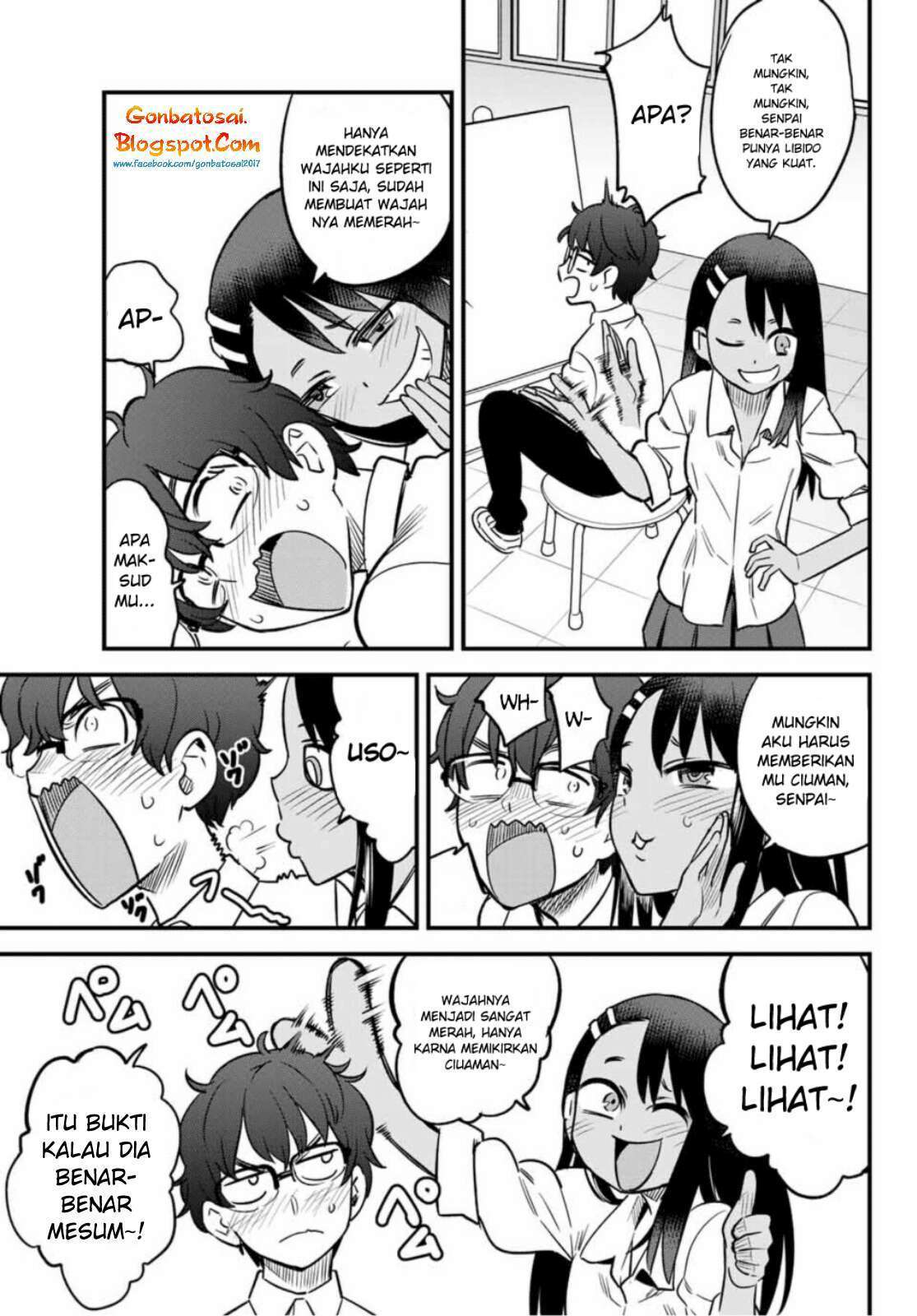 Ijiranaide, Nagatoro-san Chapter 32 Bahasa Indonesia