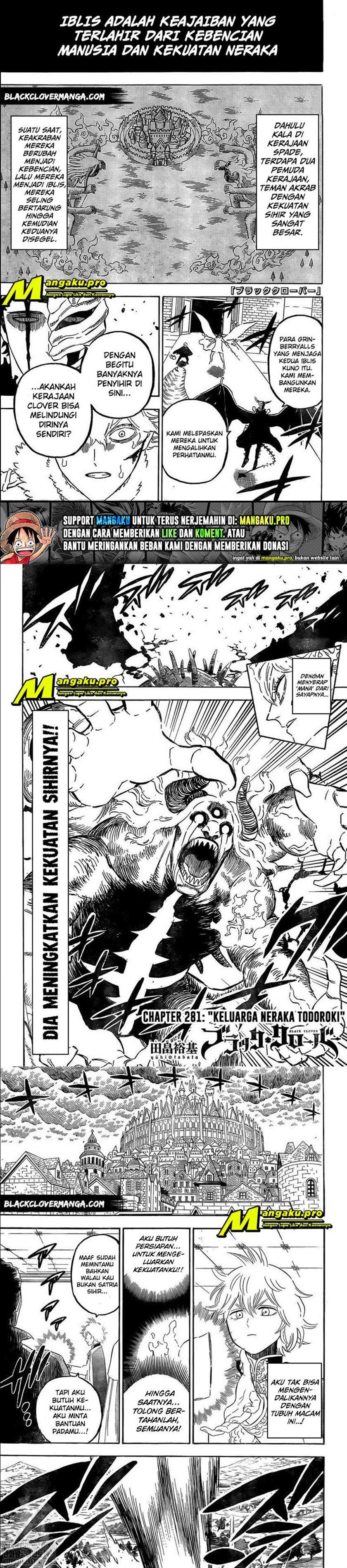 Black Clover Chapter 281 Bahasa Indonesia