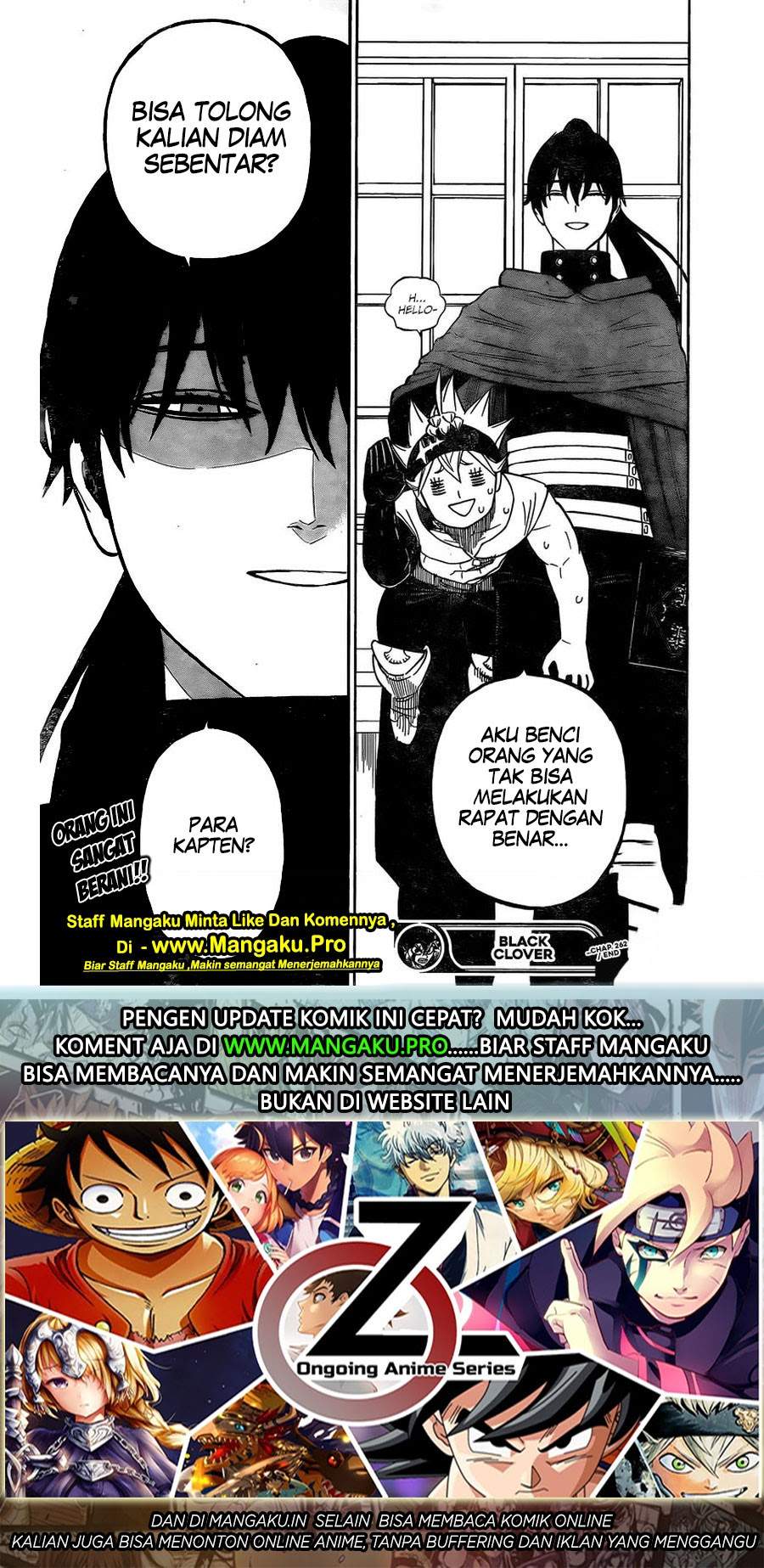 Black Clover Chapter 262 Bahasa Indonesia