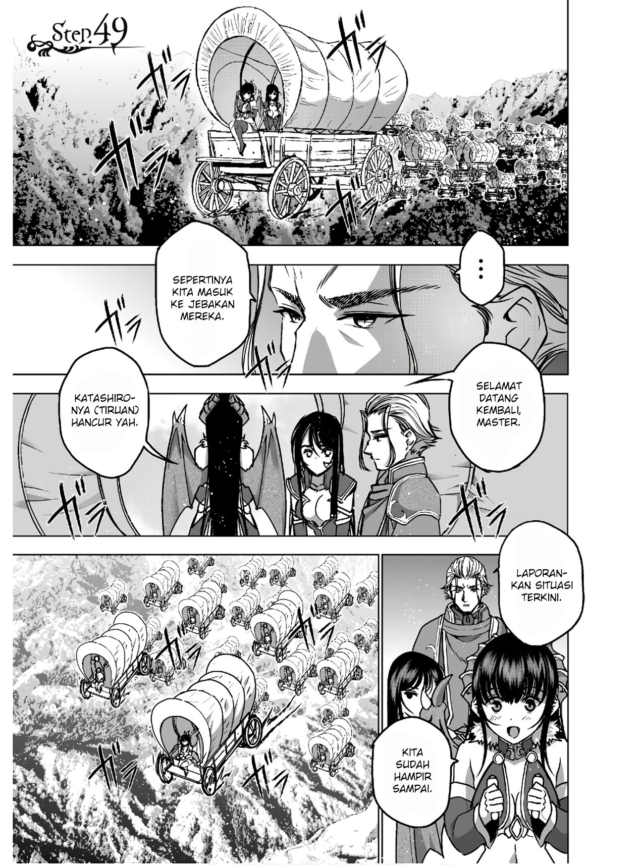 Maou no Hajimekata Chapter 49 Bahasa Indonesia