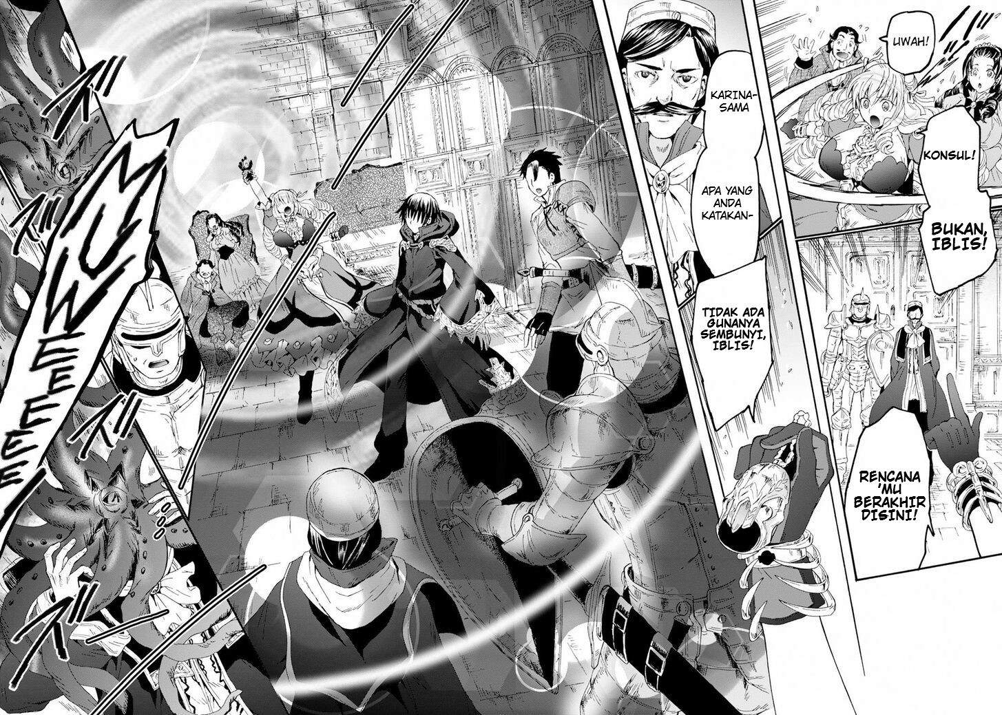 Death March kara Hajimaru Isekai Kyousoukyoku Chapter 58 Bahasa Indonesia