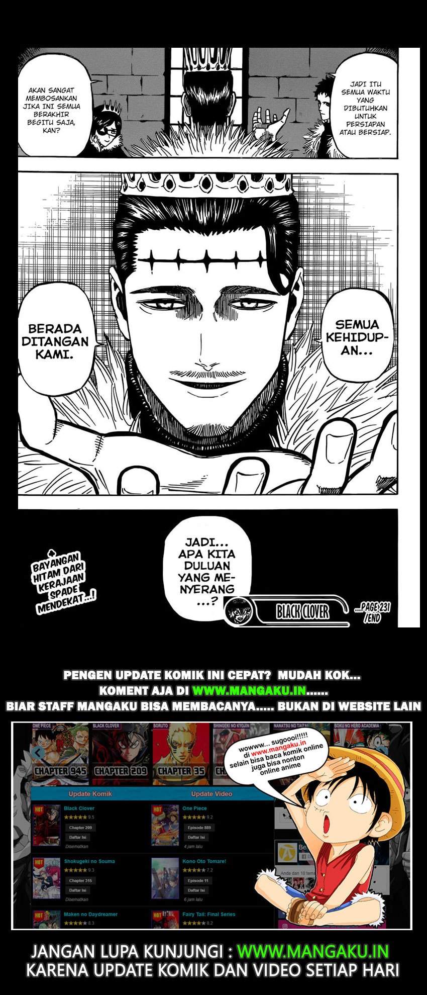Black Clover Chapter 231 Bahasa Indonesia