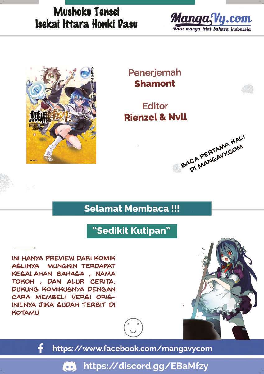 Mushoku Tensei – Isekai Ittara Honki Dasu Chapter 38 Bahasa Indonesia