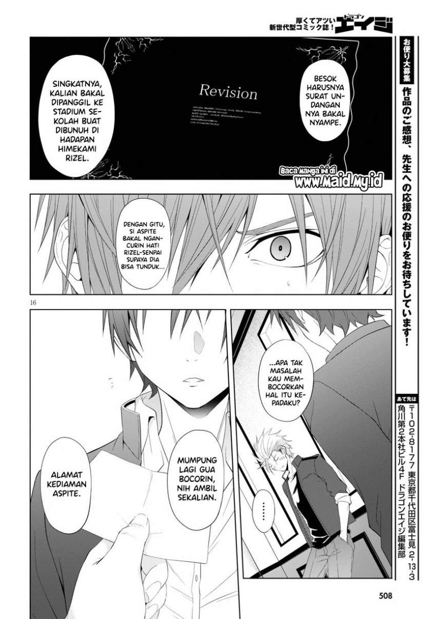 Maou Gakuen no Hangyakusha Chapter 18 Bahasa Indonesia