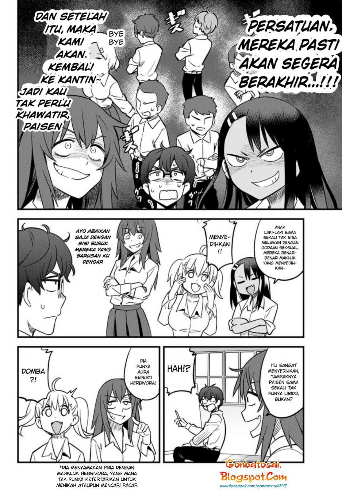 Ijiranaide, Nagatoro-san Chapter 32 Bahasa Indonesia