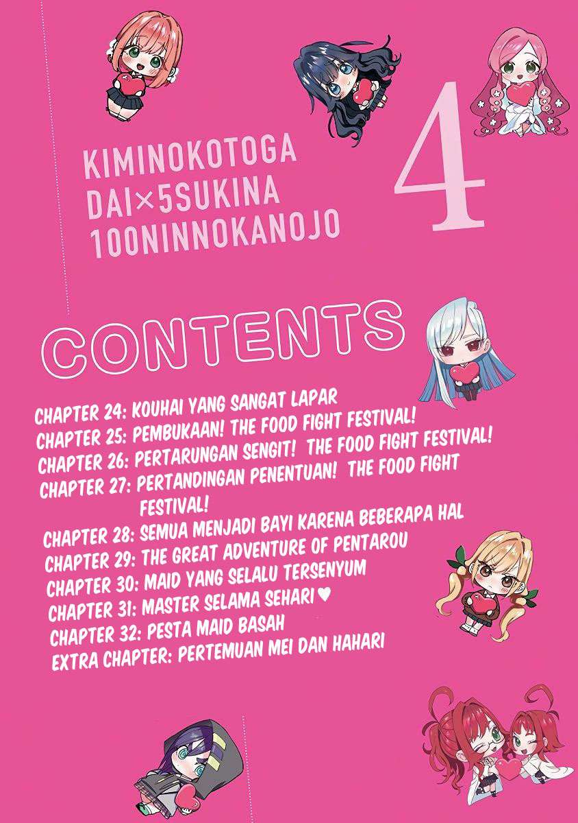 Kimi no Koto ga Dai Dai Dai Dai Daisuki na 100-nin no Kanojo Chapter 54.1 Bahasa Indonesia