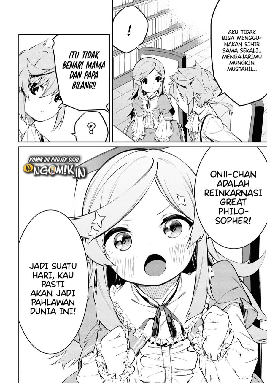Maryoku Zero de Saikyou no Daikenja: Sore wa Mahou de wa Nai, Butsuri da! Chapter 1.1 Bahasa Indonesia