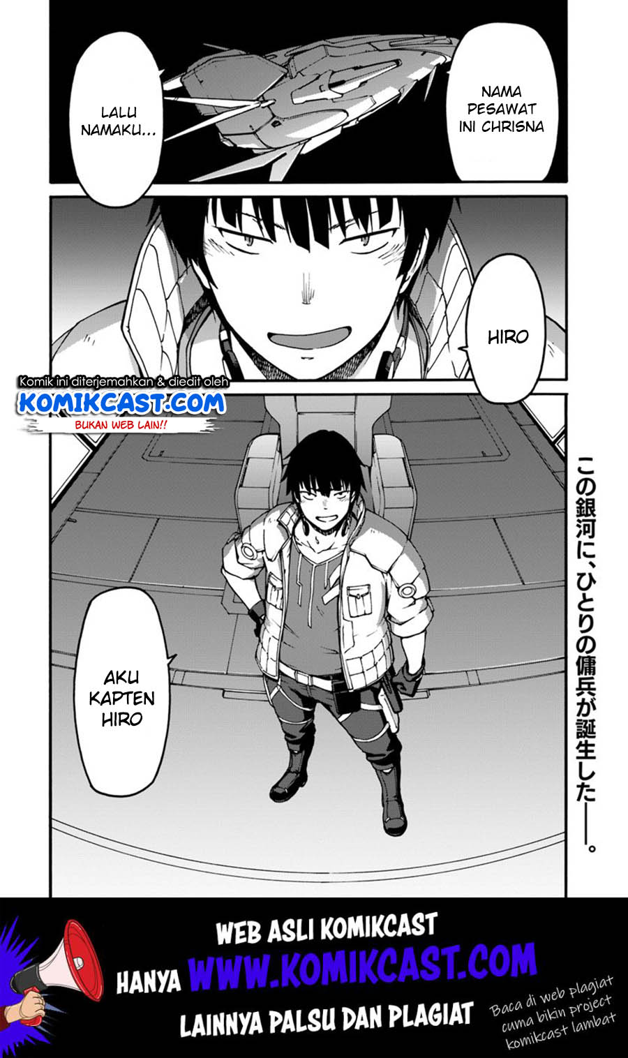 Mezametara Saikyou Soubi to Uchuusen Mochi datta no de, Ikkodate Mezashite Youhei to shite Jiyuu ni Ikitai Chapter 01 Bahasa Indonesia