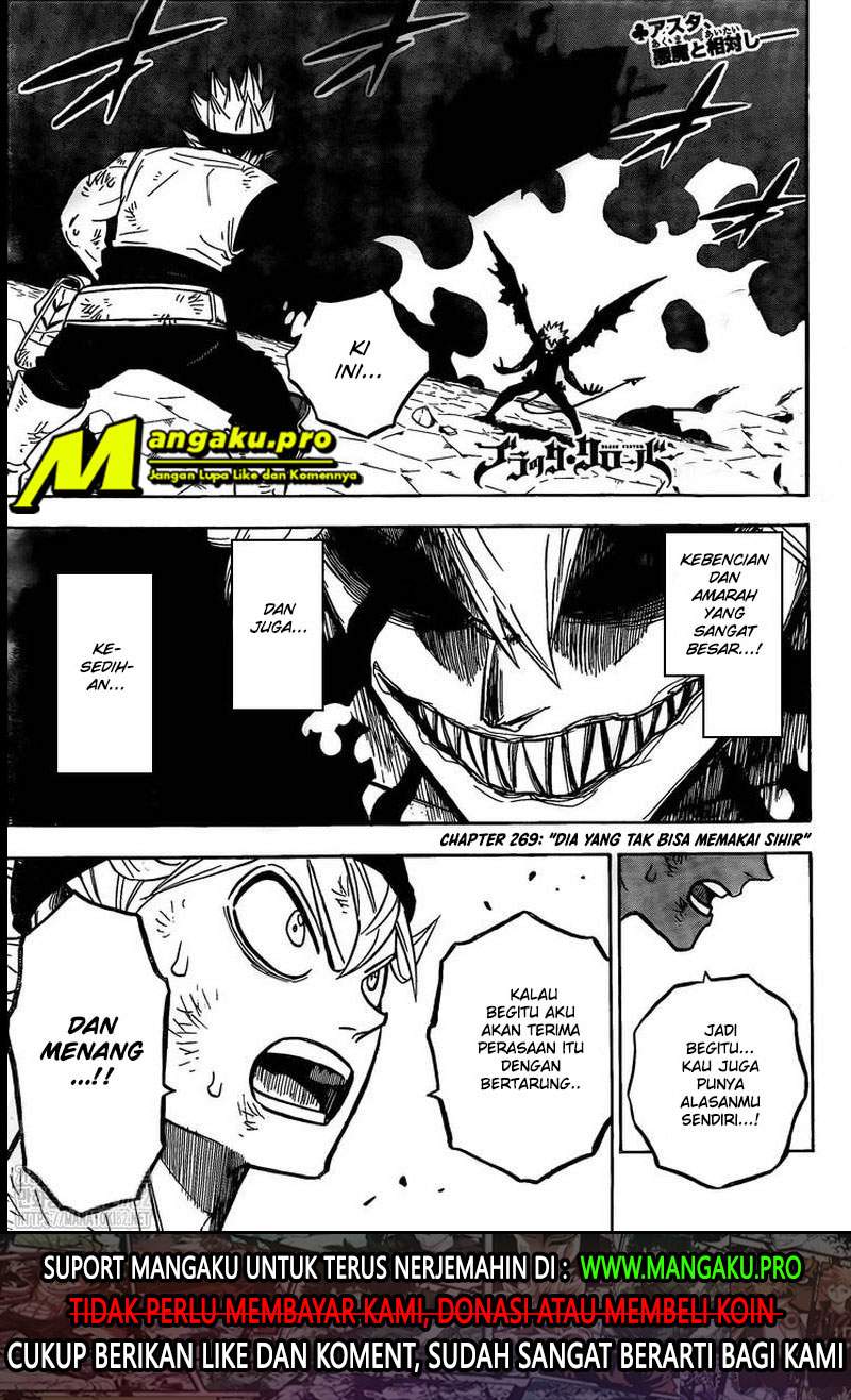 Black Clover Chapter 269 Bahasa Indonesia