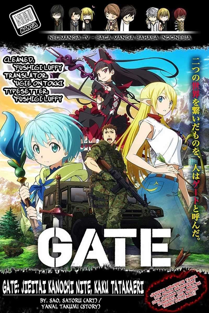 Gate – Jietai Kare no Chi nite, Kaku Tatakeri Chapter 70 Bahasa Indonesia