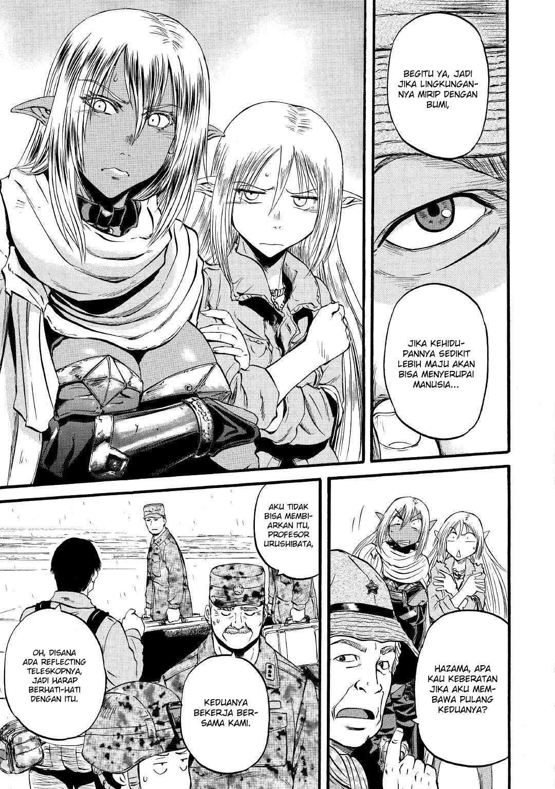 Gate – Jietai Kare no Chi nite, Kaku Tatakeri Chapter 92 Bahasa Indonesia