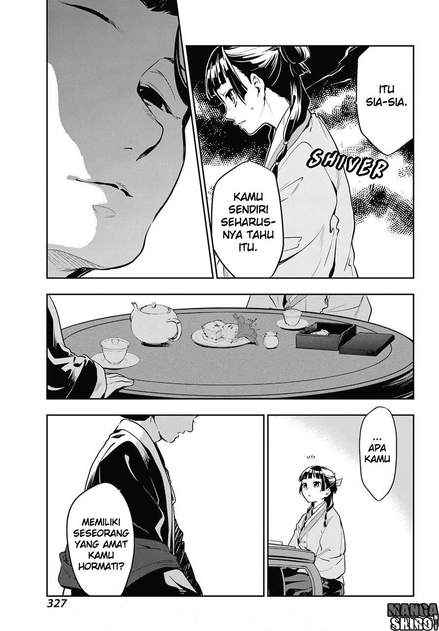 Kusuriya no Hitorigoto Chapter 17 Bahasa Indonesia