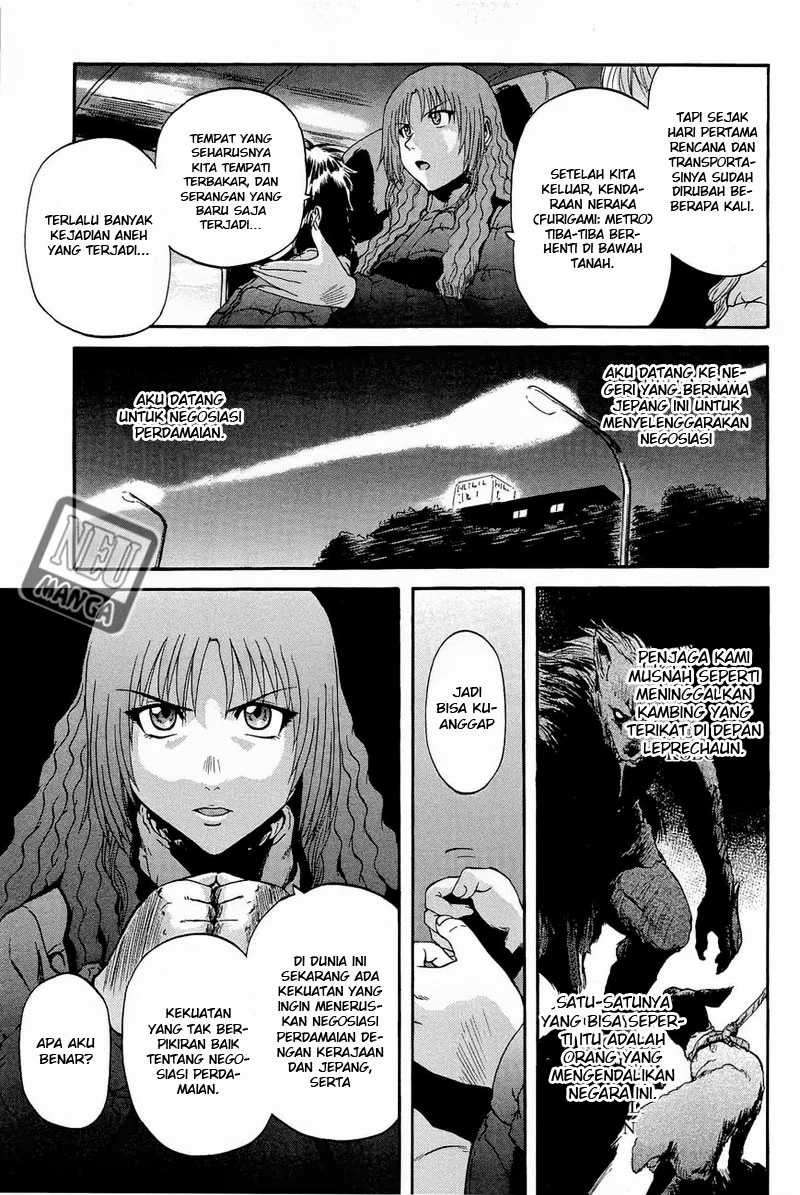 Gate – Jietai Kare no Chi nite, Kaku Tatakeri Chapter 23 Bahasa Indonesia