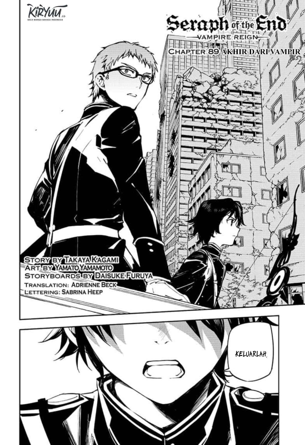 Owari no Seraph Chapter 89 Bahasa Indonesia