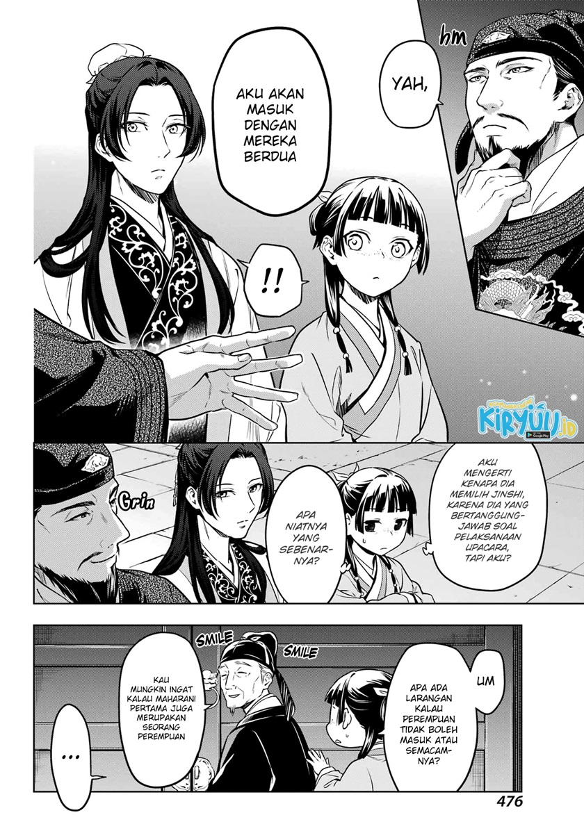 Kusuriya no Hitorigoto Chapter 53.1 Bahasa Indonesia