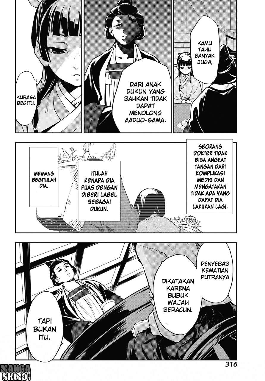 Kusuriya no Hitorigoto Chapter 17 Bahasa Indonesia