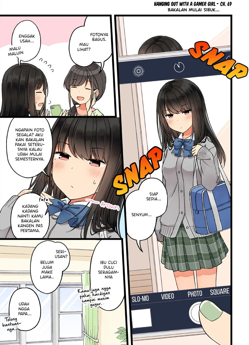 Hanging Out with a Gamer Girl Chapter 69 Bahasa Indonesia
