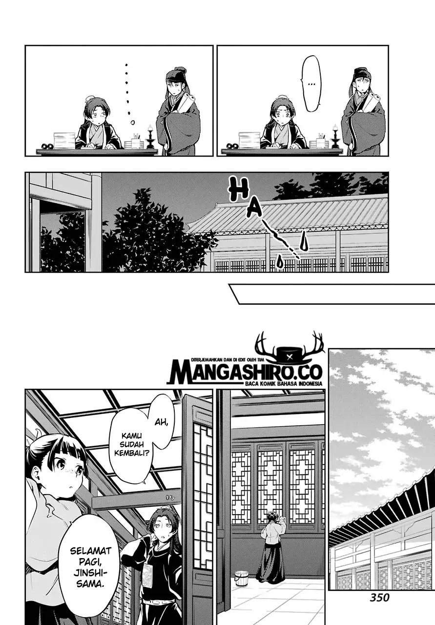 Kusuriya no Hitorigoto Chapter 29.6 Bahasa Indonesia