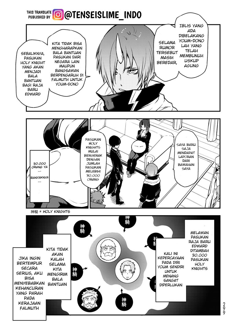 Tensei Shitara Slime Datta Ken Chapter 91 Bahasa Indonesia