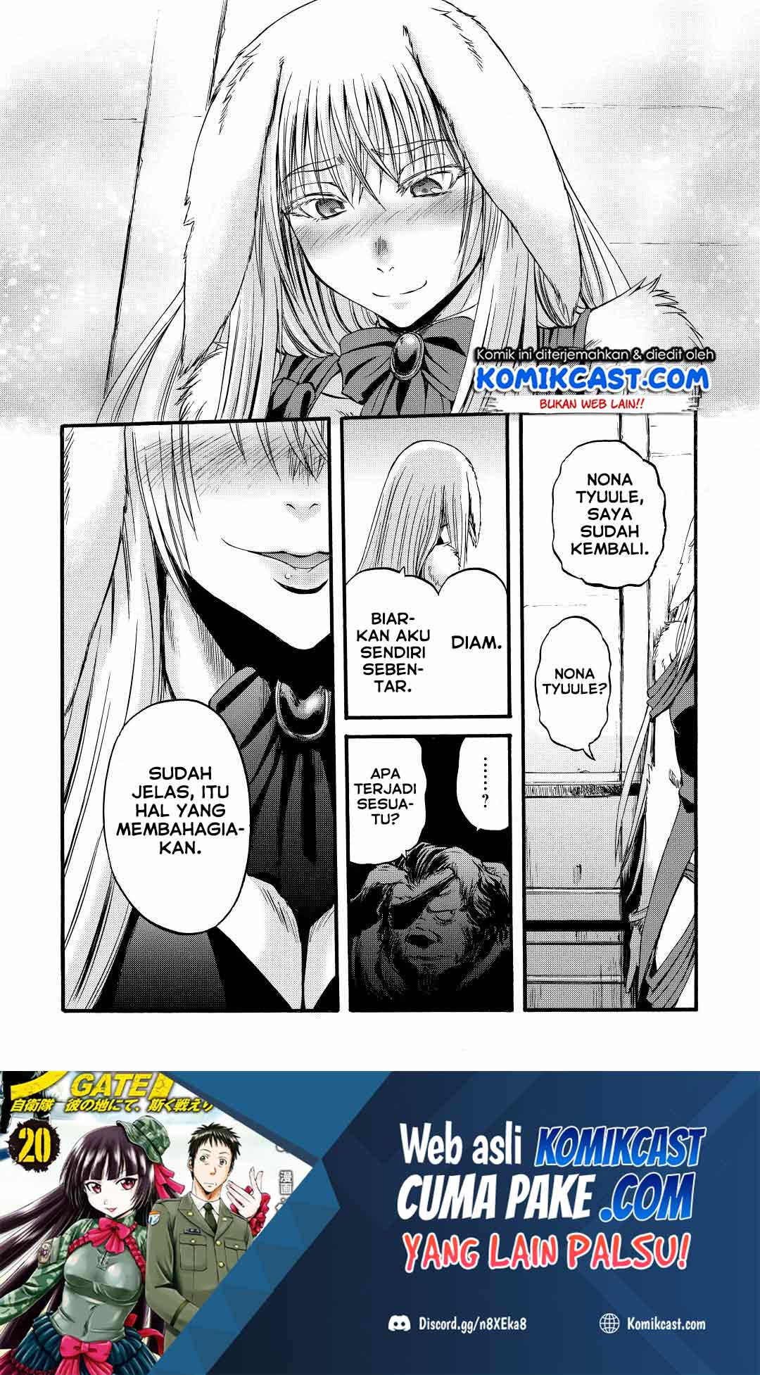 Gate – Jietai Kare no Chi nite, Kaku Tatakeri Chapter 113 Bahasa Indonesia